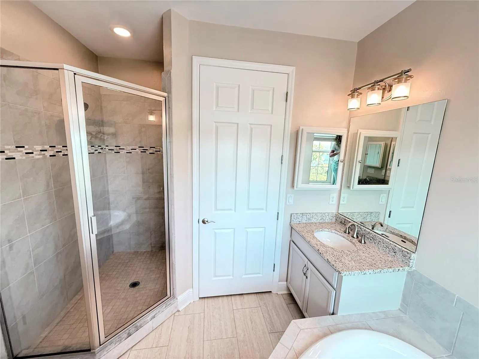 Door to the private commode