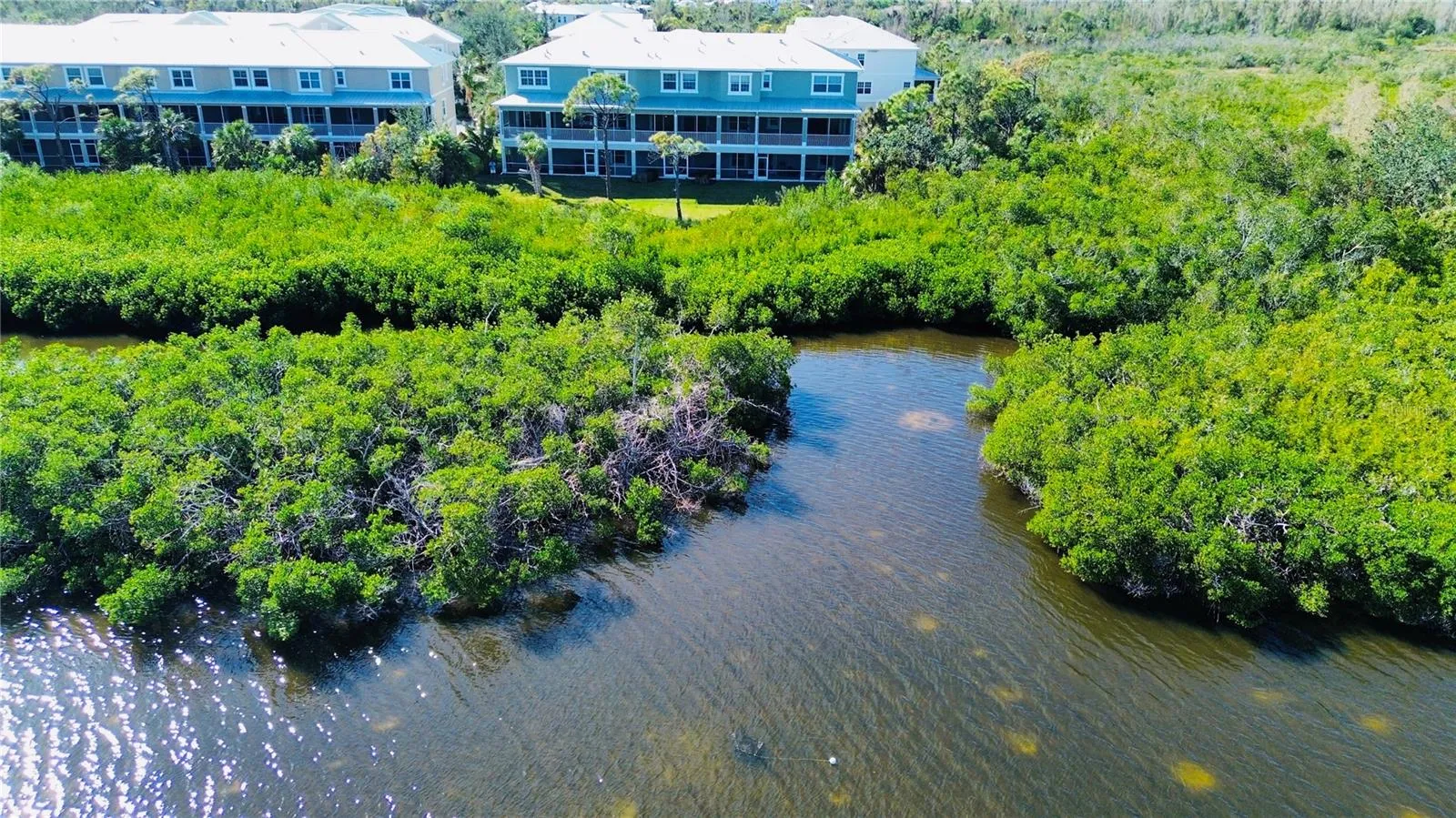 Aerial of behind 47