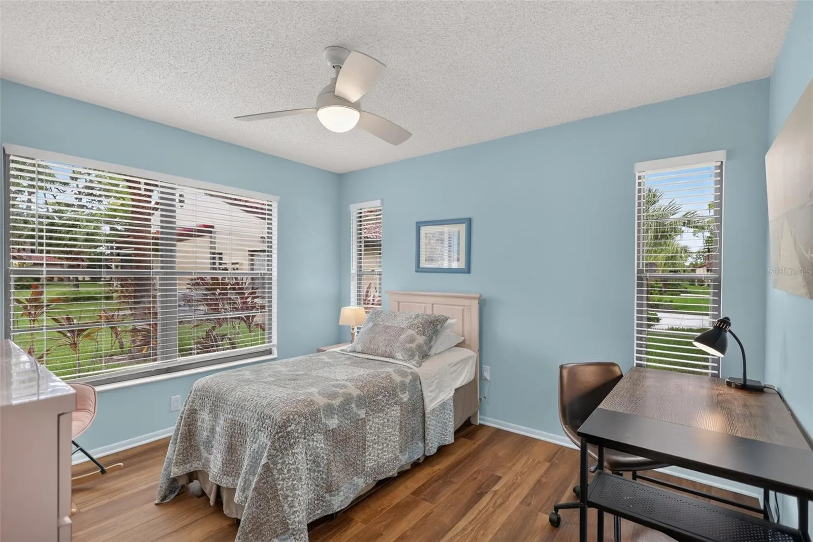 Guest Bedroom, laminate flooring