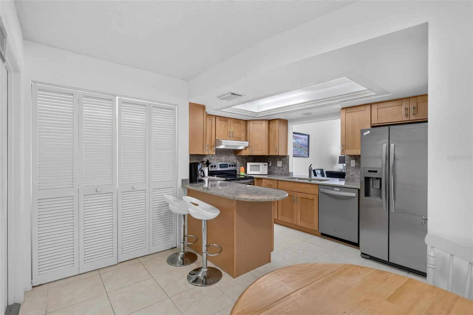 Kitchen with Laundry Closet