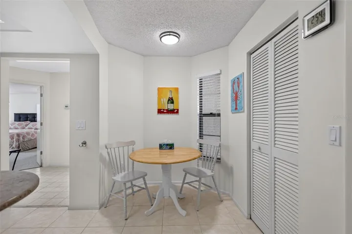 Breakfast Nook with Closet Pantry