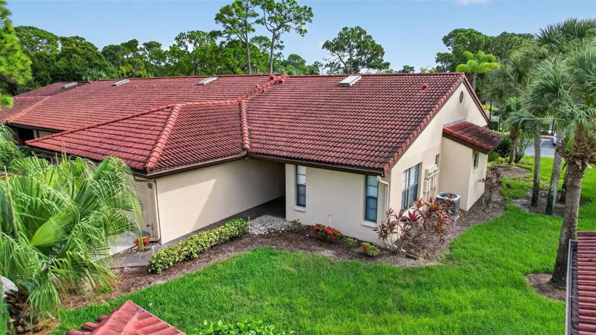 Front of the Villa, End Unit