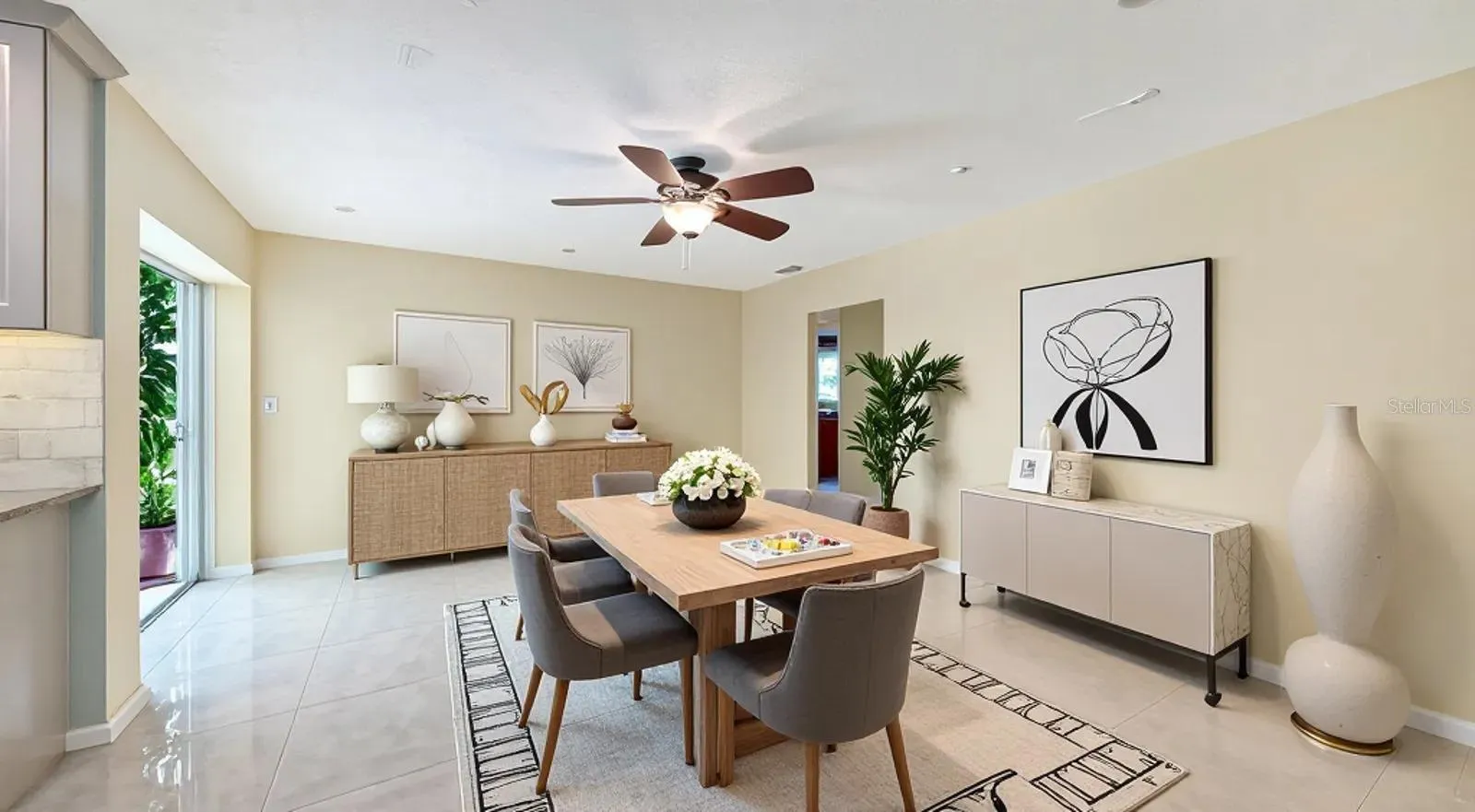 Staged Dining or Family Room