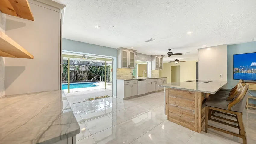 Abundance of Kitchen Cabinetry for storage!