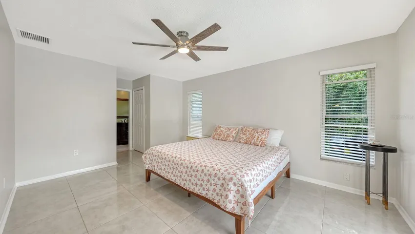 Partially Unstaged Primary Bedroom