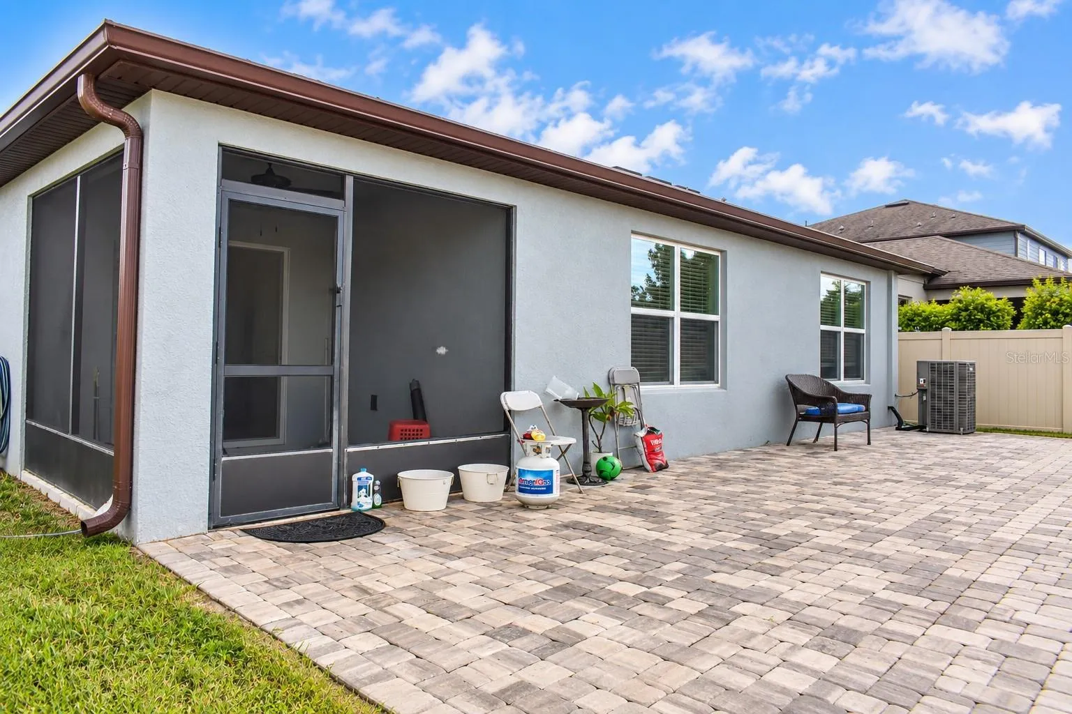 Screened-In Lanai &amp; Extended Paver Patio