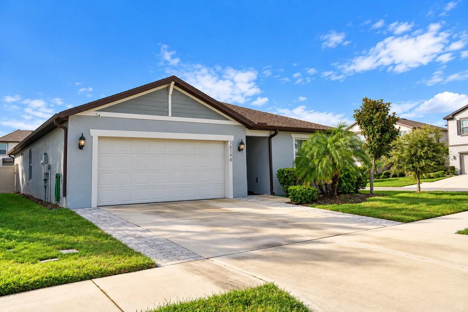Beautiful Front Exterior with Spacious Driveway
