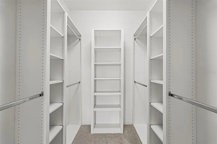 Custom walk-in closet