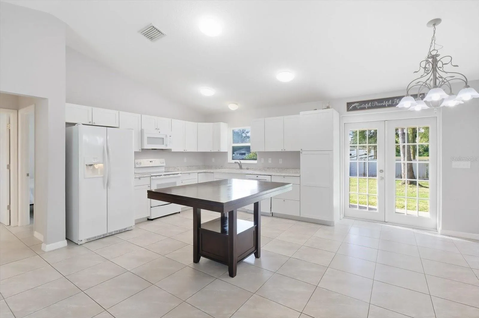 Kitchen and French Doors