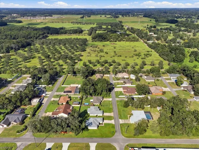 Located near farmland