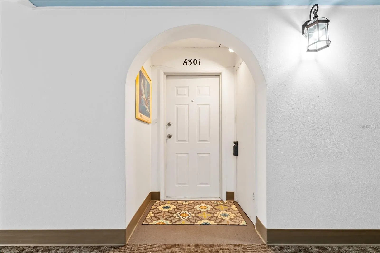 Private entry & storage closet
