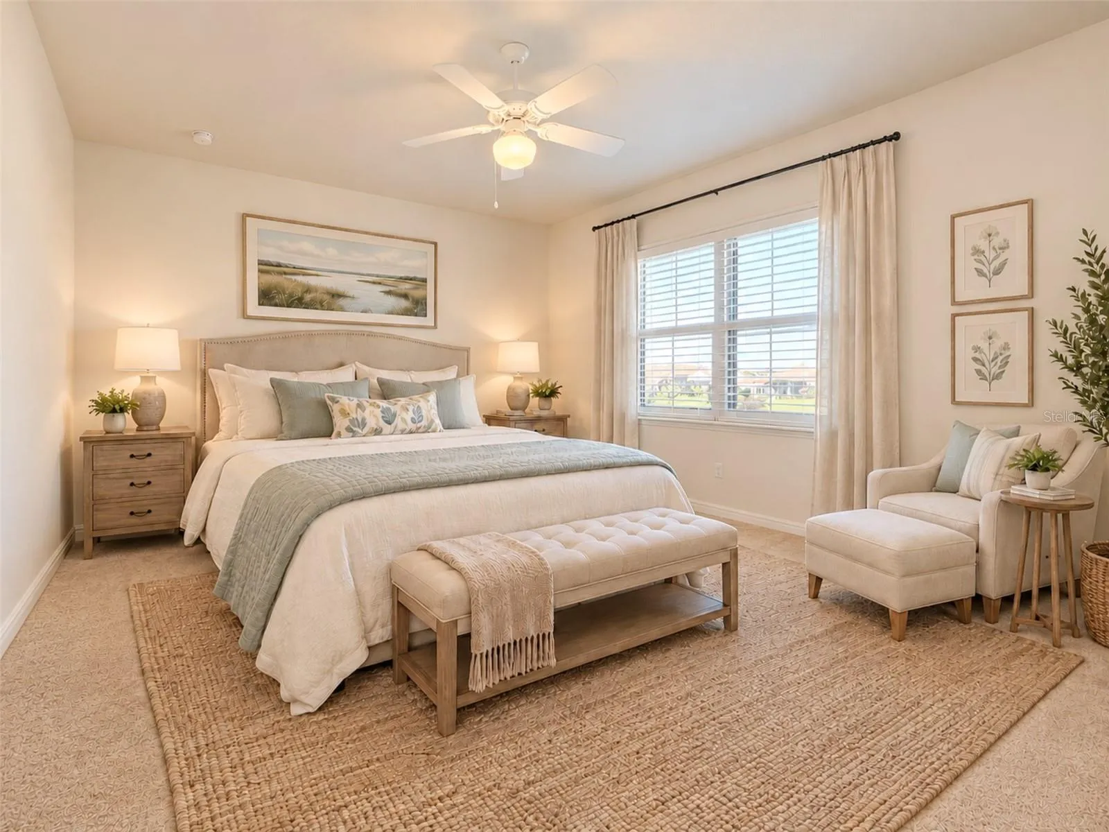 Staged Photo- Primary Suite