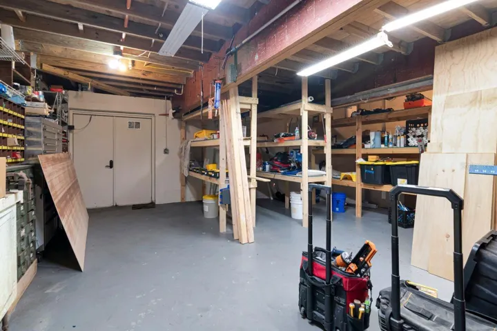 workshop downstairs