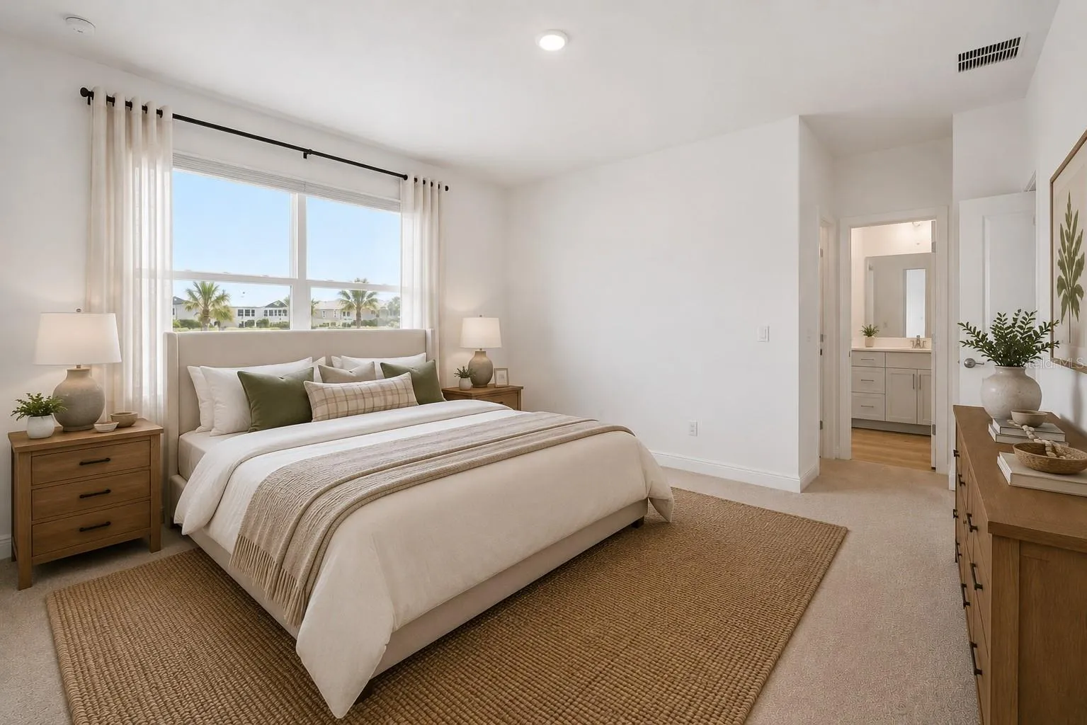 Staged Primary Bedroom
