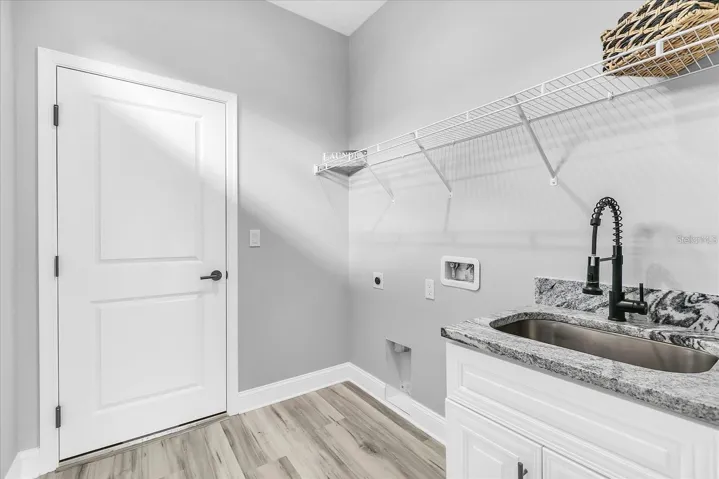 Laundry Room With Wash Sink