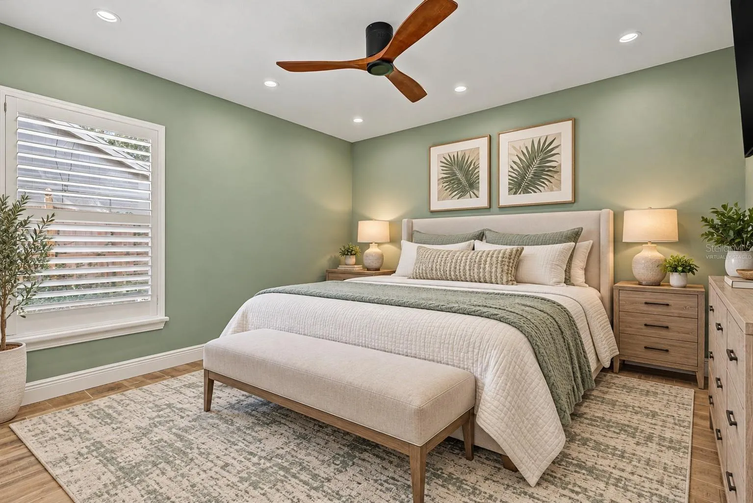 Virtually Staged Bedroom 3