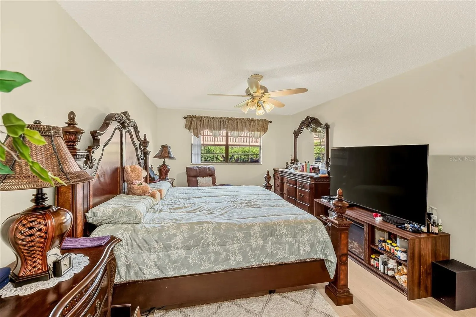 View of master bedroom