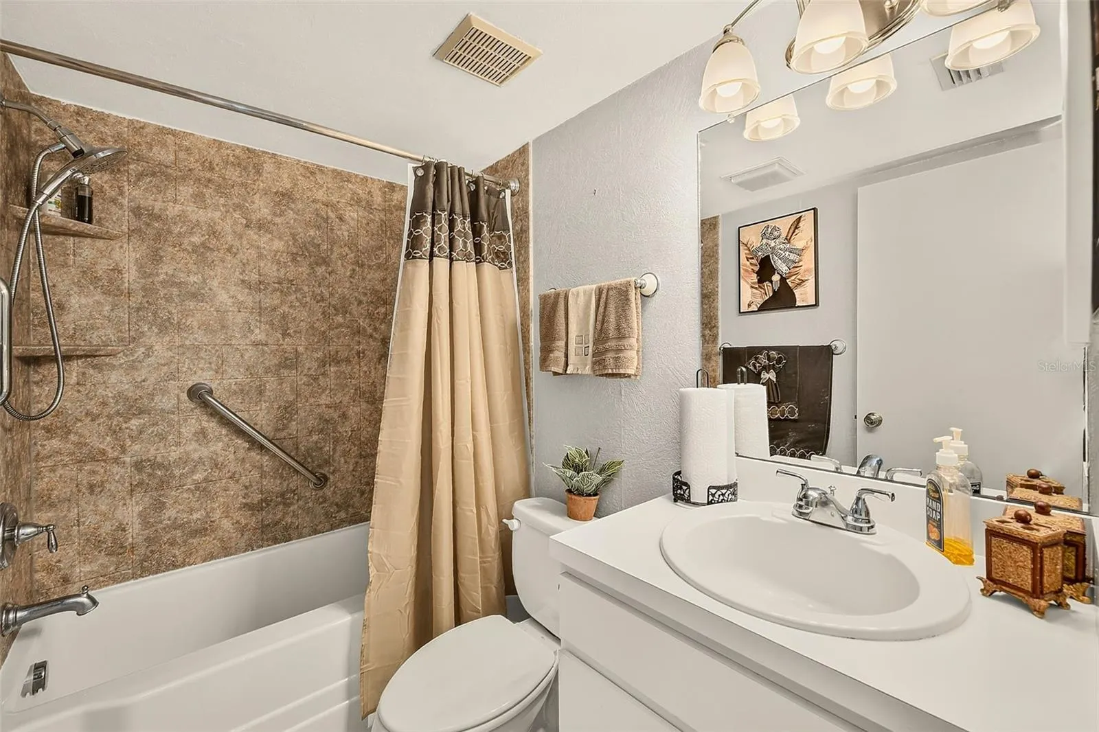 View of hallway bathroom