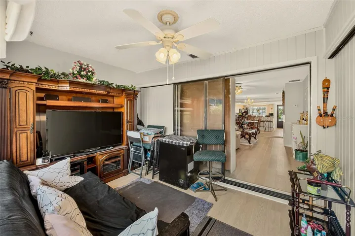 View of bonus room with air conditioning