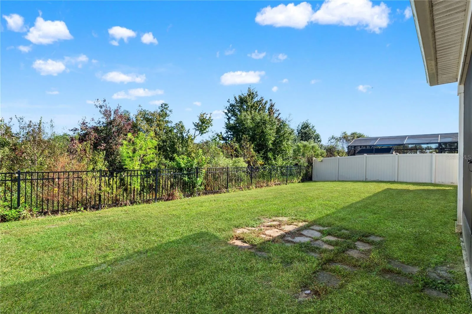 Fenced Backyard / Conservation View