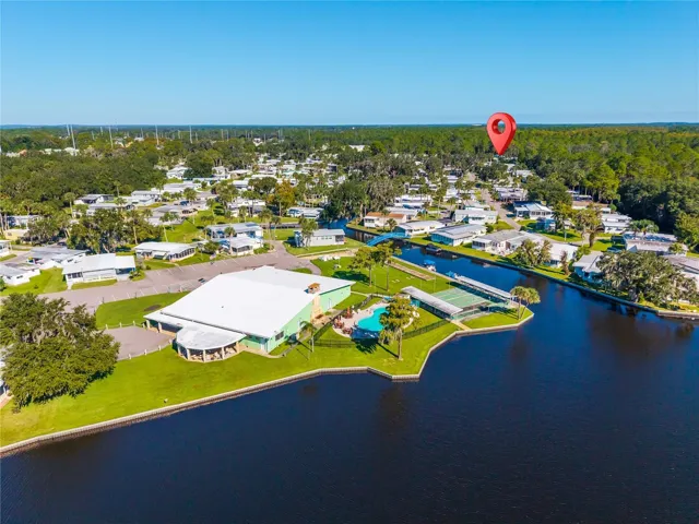 Aerial View  of Clubhouse & Pool