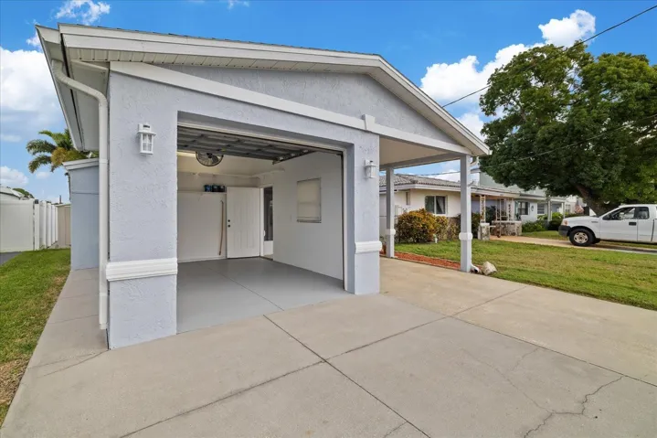 Garage open