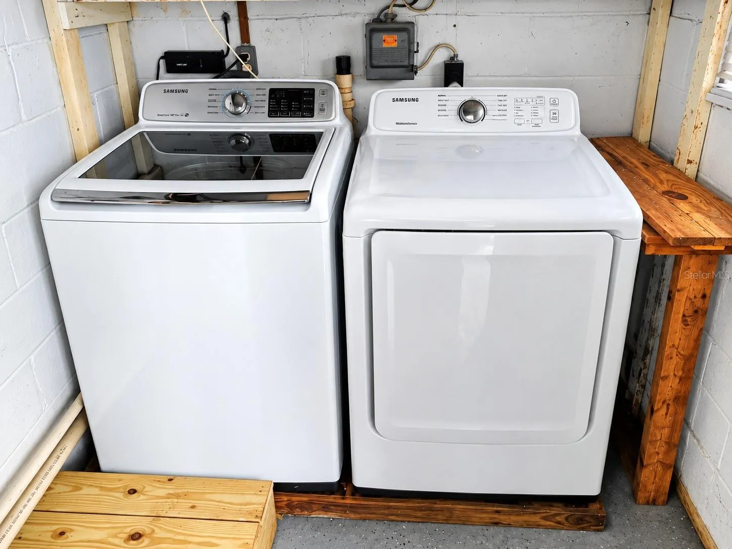 Laundry area.