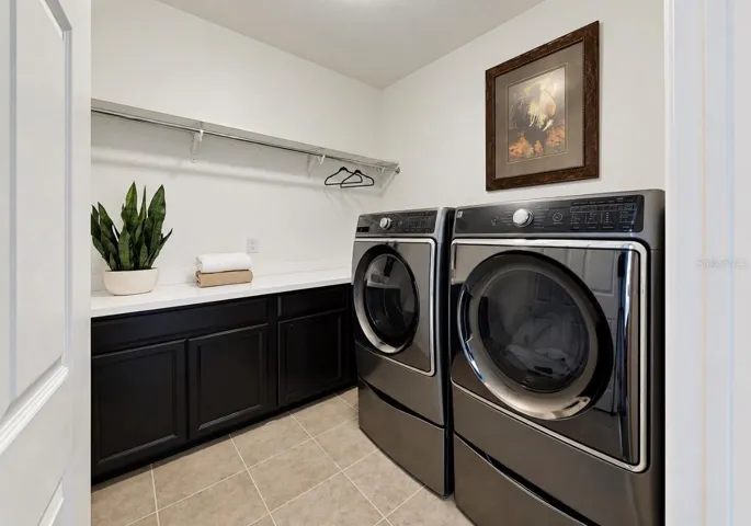 UPSTAIRS LAUNDRY ROOM-WITH BUILT IN STORAGE
