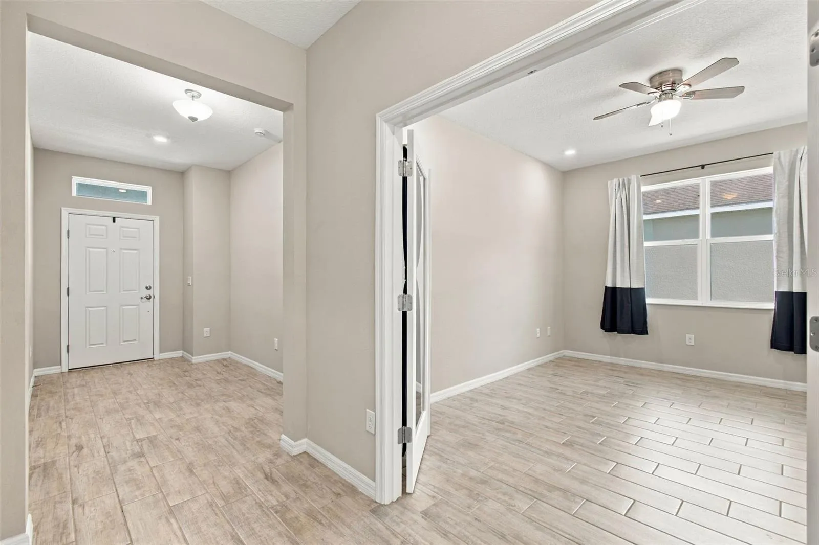 Hallway, entering the office