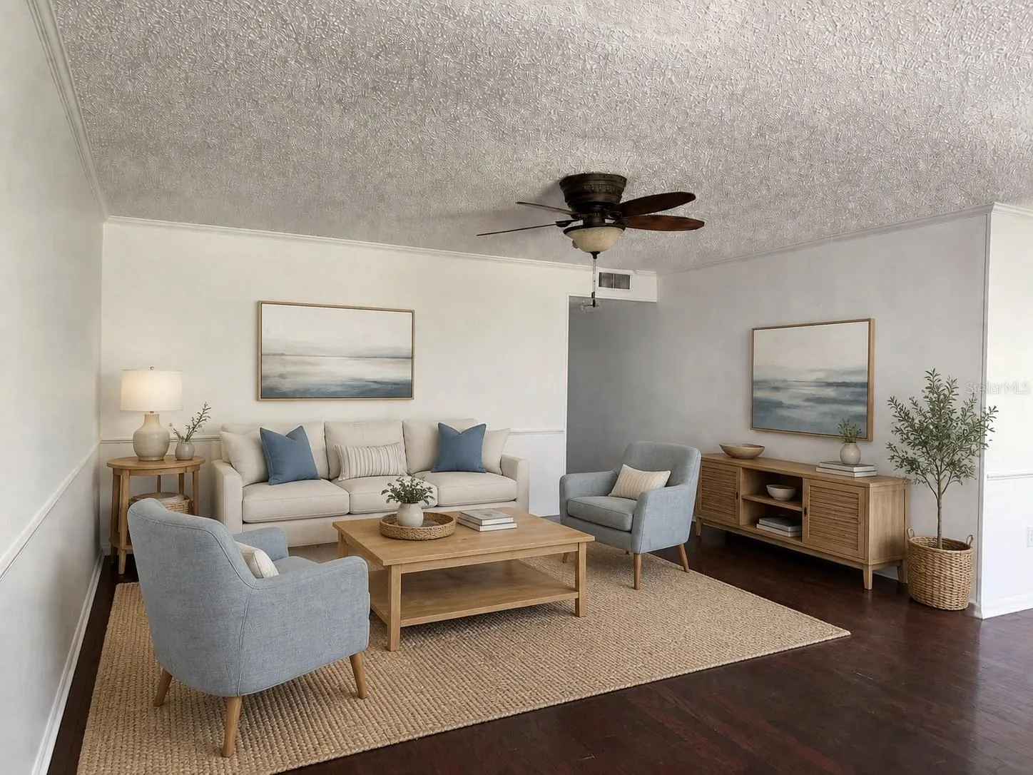 Living Area - Staged