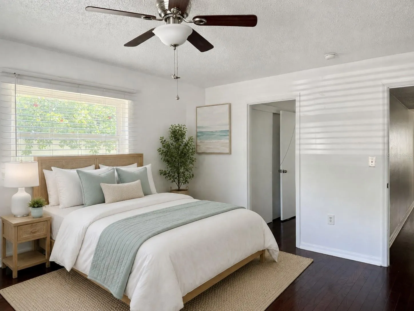 Primary Bedroom - Staged