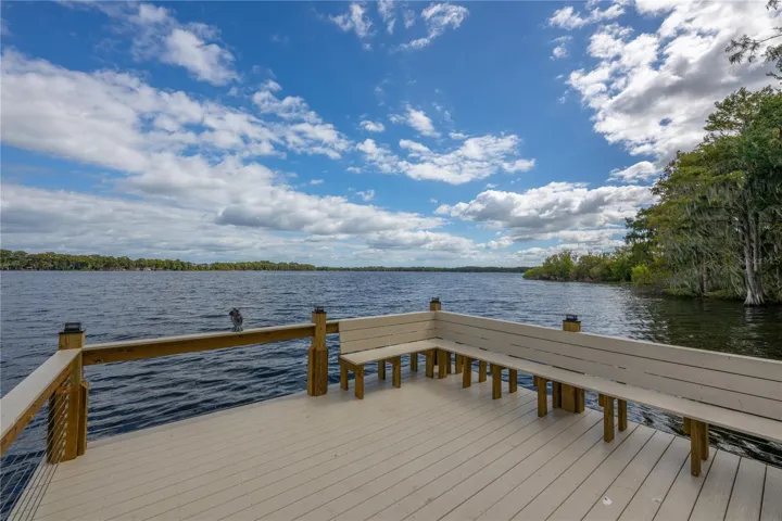dock on lake