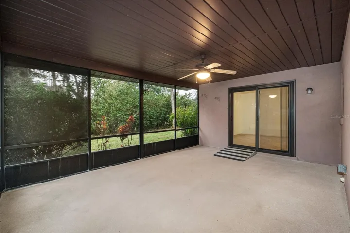 Covered/Screened Lanai