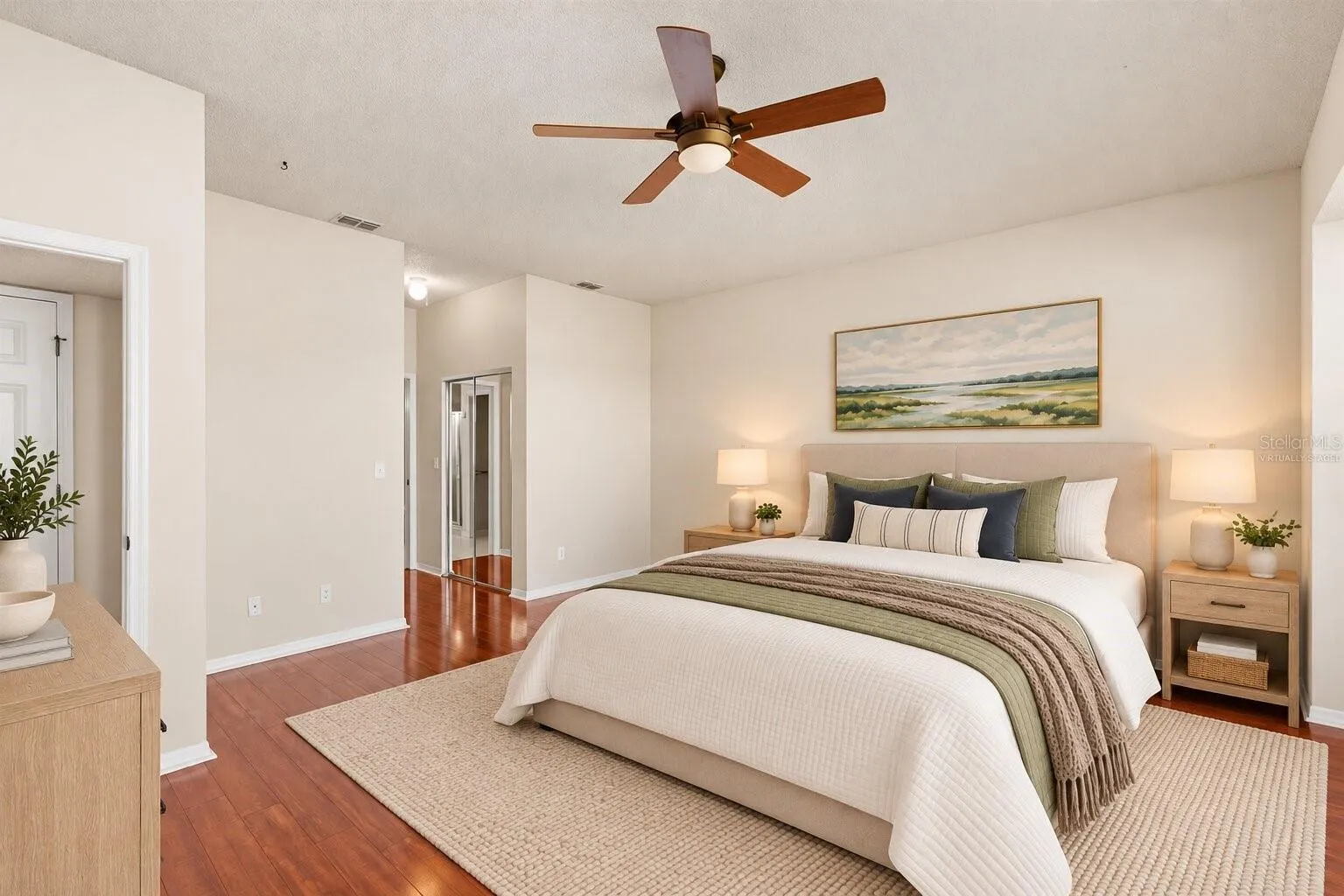 Virtually Staged - First Floor Primary Bedroom