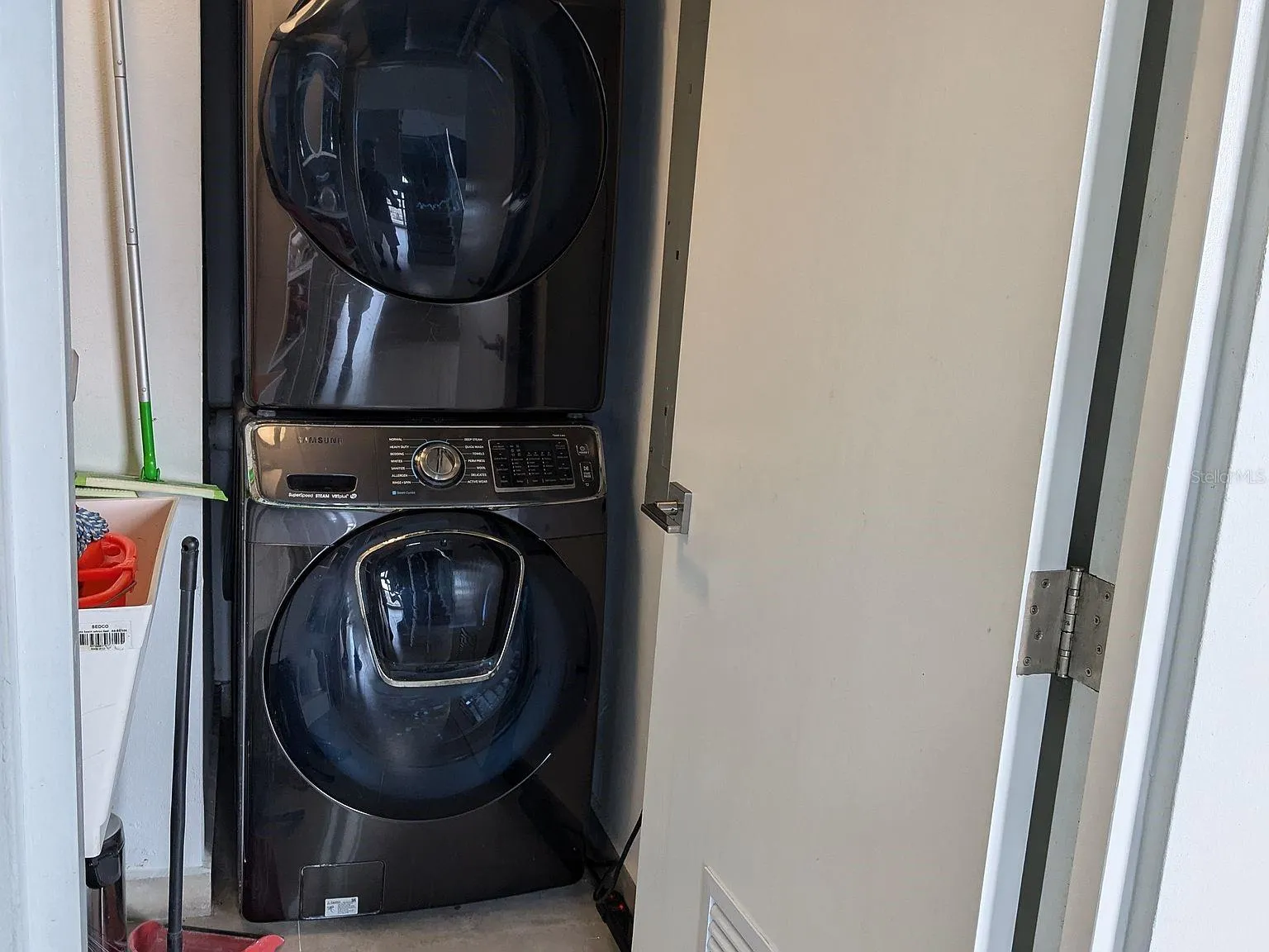 Laundry – stacked washer and dryer