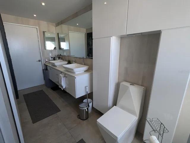 Primary bath – double vessel-sink vanity