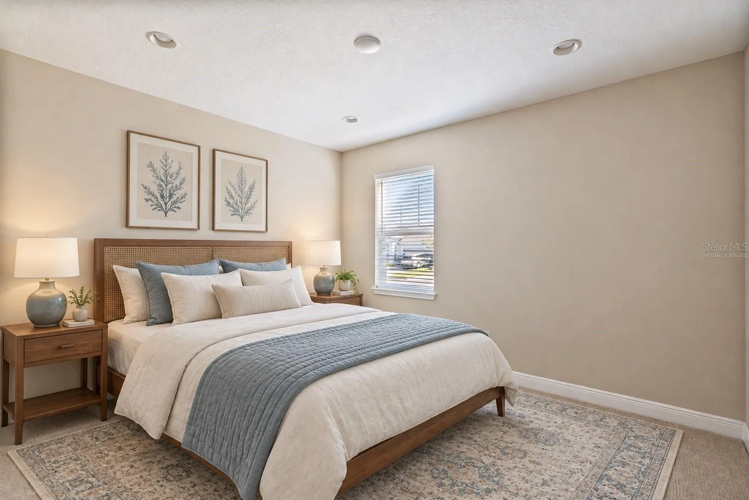 Virtually Staged Bedroom 4