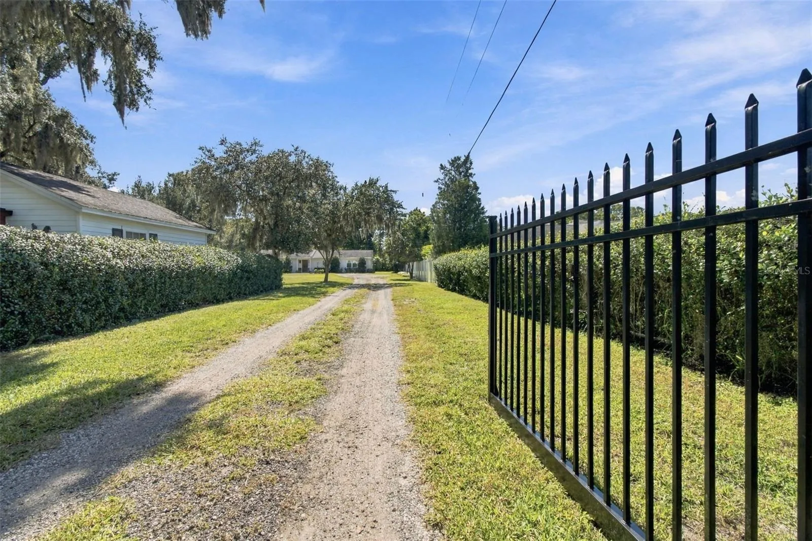 Private Gated Entrance to Property