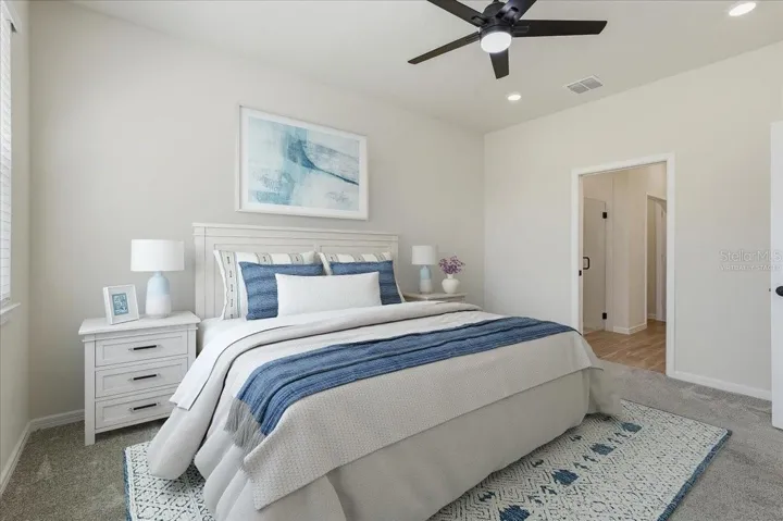 Primary Bedroom - Virtually Staged