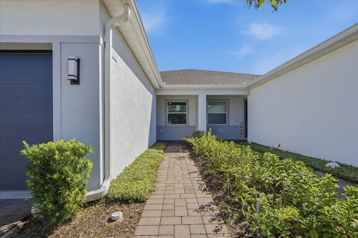 Pavered Walkway to Front Door