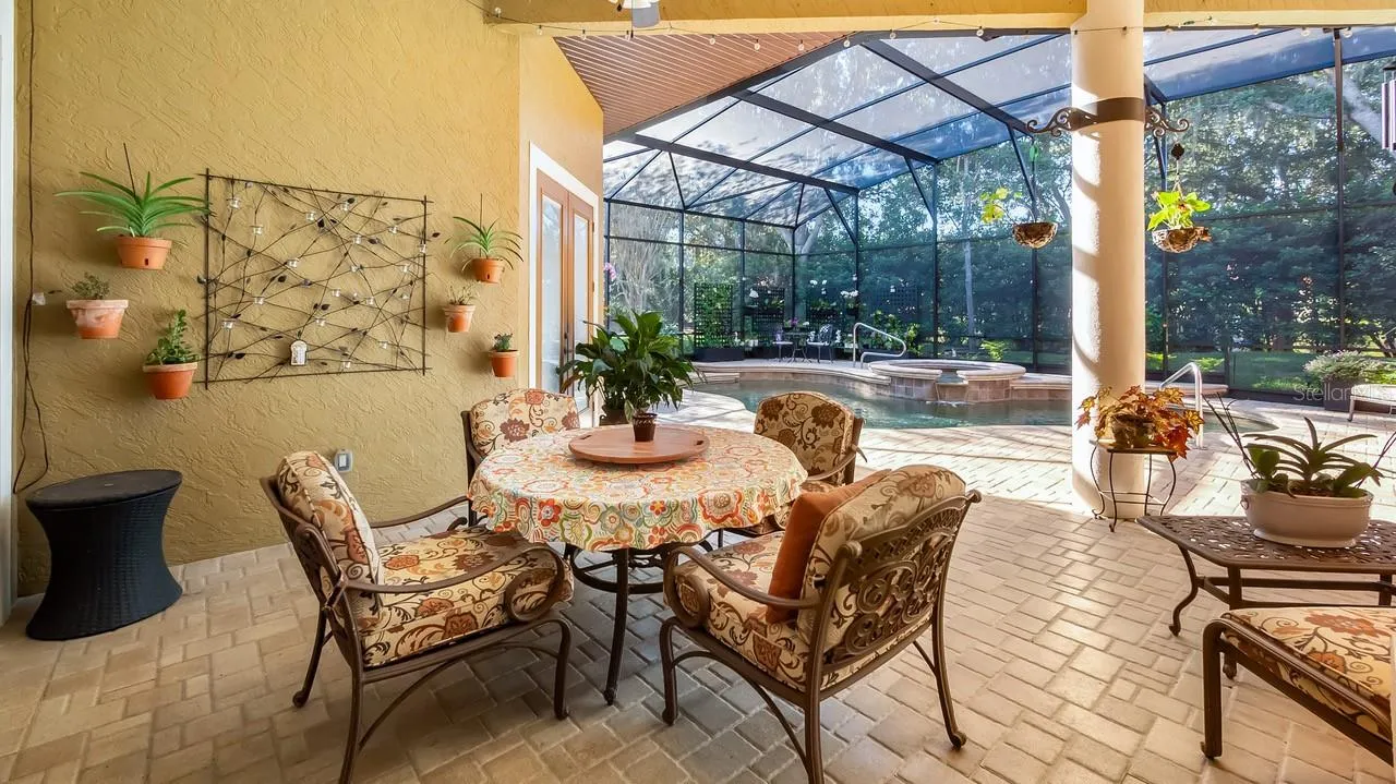 Plenty of Covered Entertaining Space