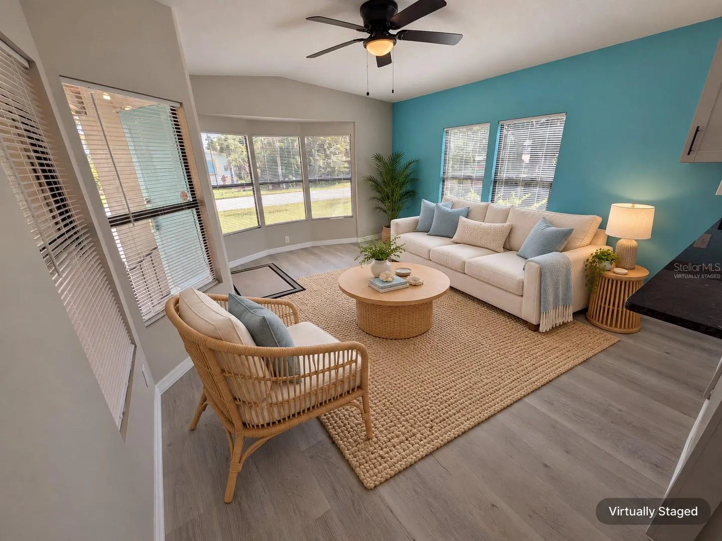 VIRTUALLY STAGED LIVING AREA