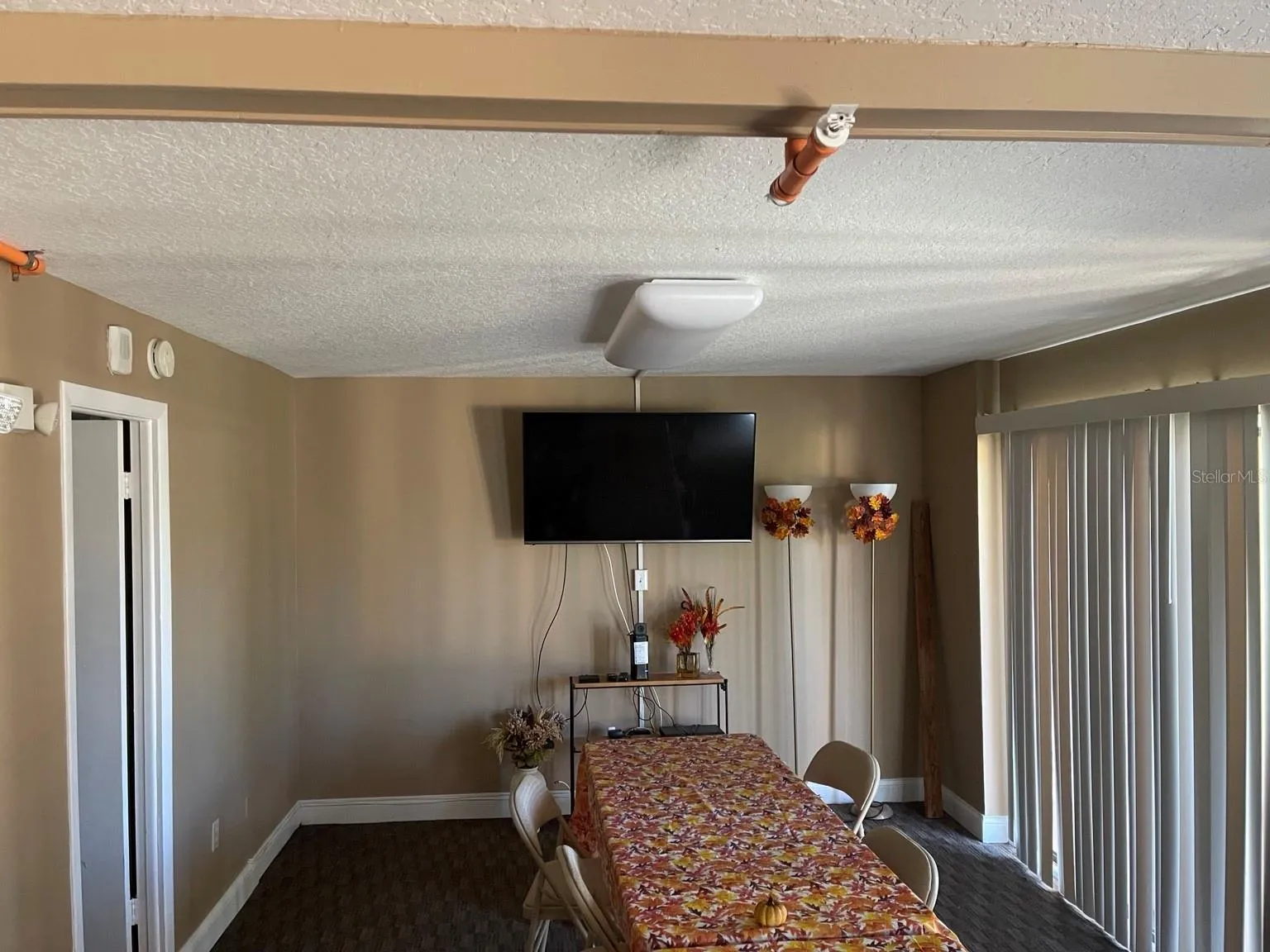Recreation room television &amp; game area