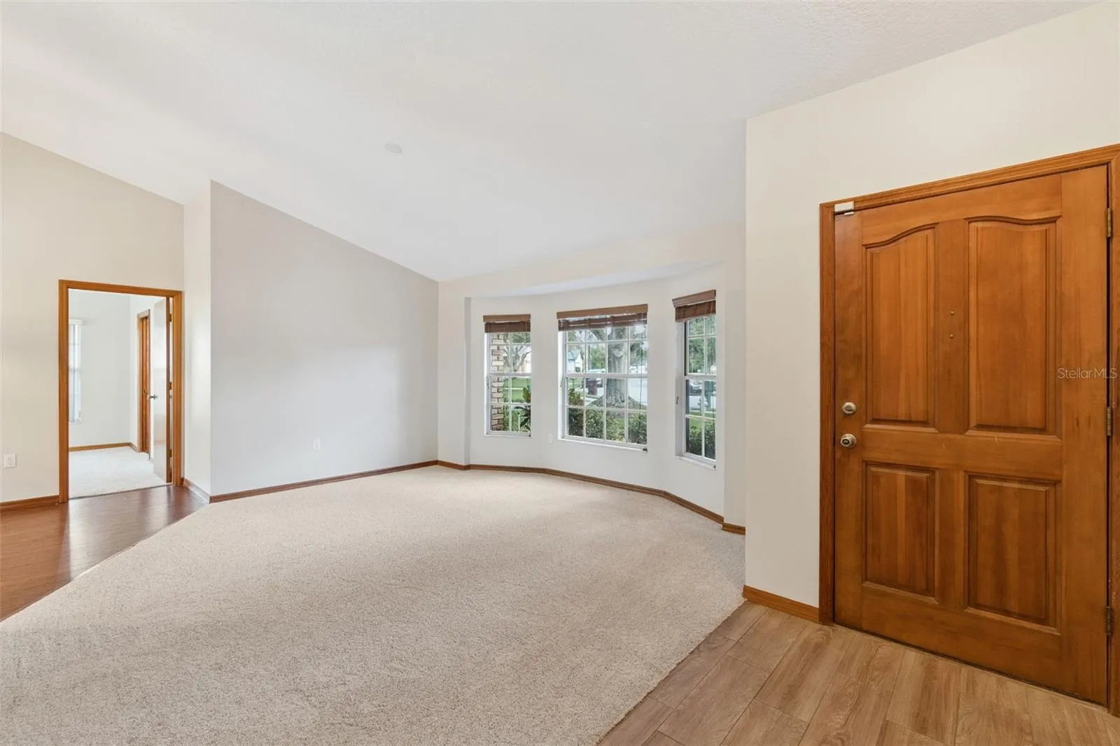 Front Door &amp; Living Room