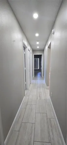 Separate Hallway to Bedrooms-Split Plan