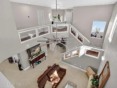 over looking formal living room