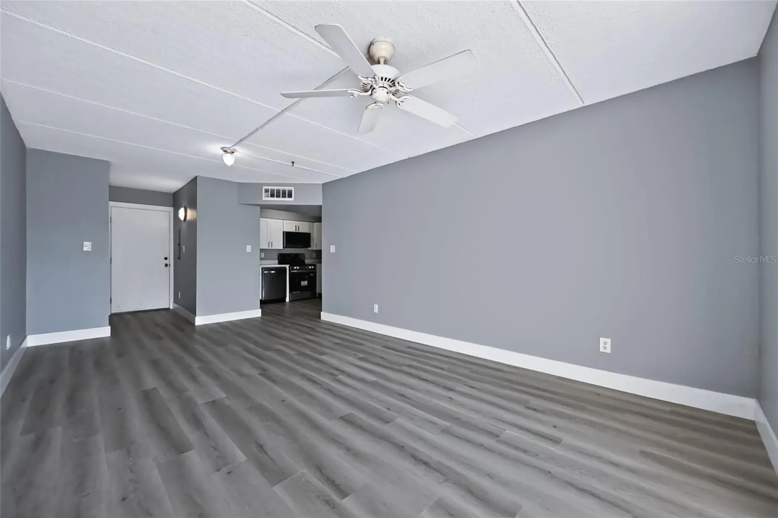 Living Room/ Dining and Kitchen