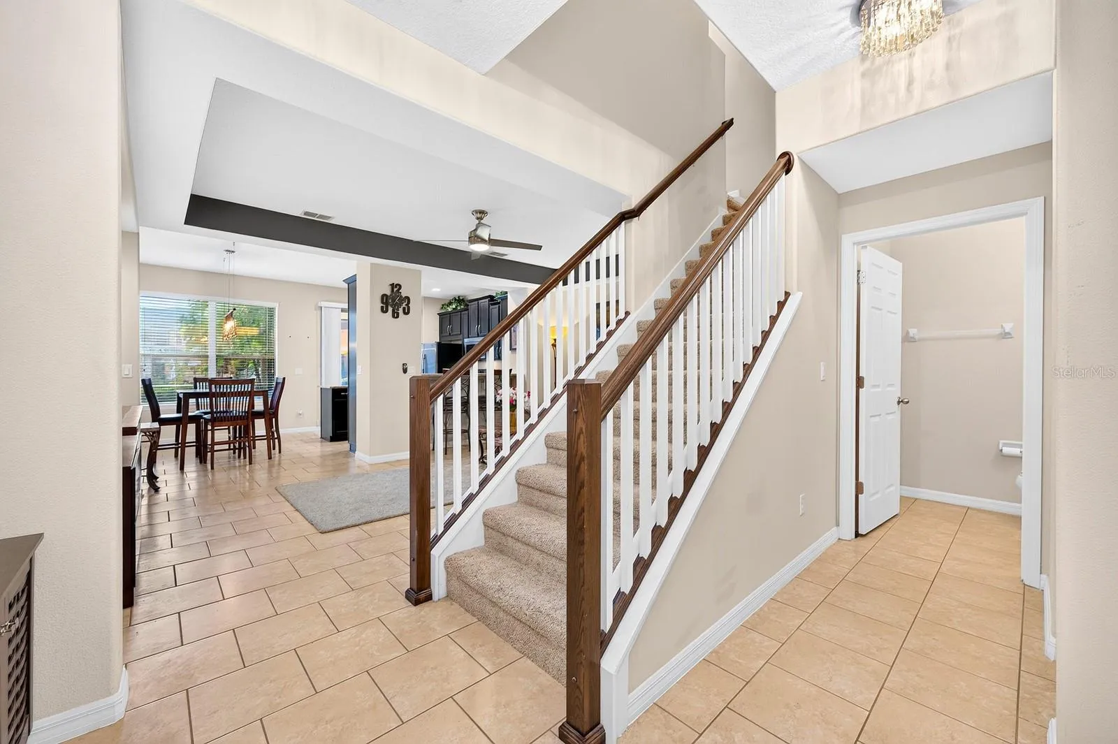 Step inside to a welcoming OPEN FLOOR PLAN where the Living Room, Dining Room and Kitchen flow together.