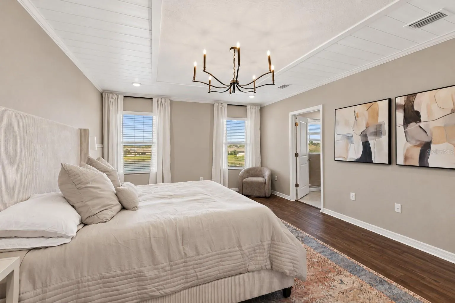 Primary bedroom toward bath - 5126 Jackel Chase Dr, Wimauma