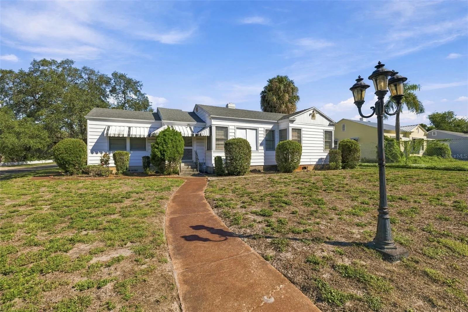 Front Exterior. House faces South